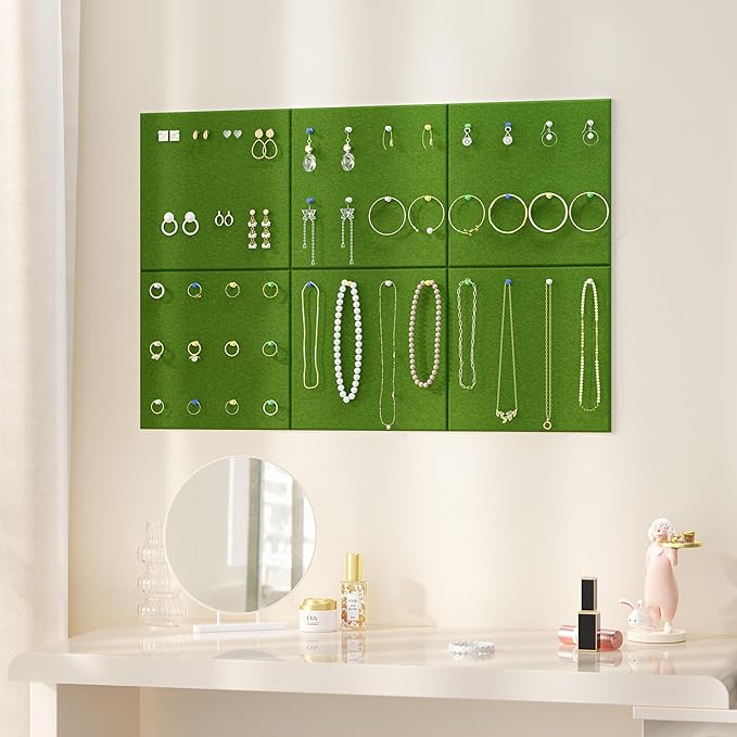 Neatsure Large Cork Board for Wall, 6 Panels Felt Tiles Tack Push Pin Board for - Image 6