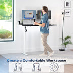 VIVO Electric 60 x 24 in Standing Desk, Memory Height Adjustment, 1B Series - Image 4