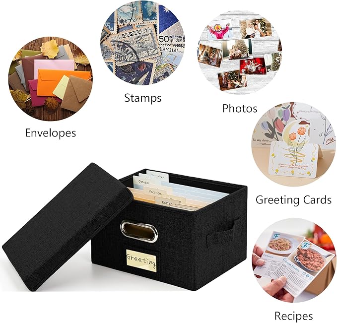 Remowith Greeting Card Organizer and Storage Box - Image 8