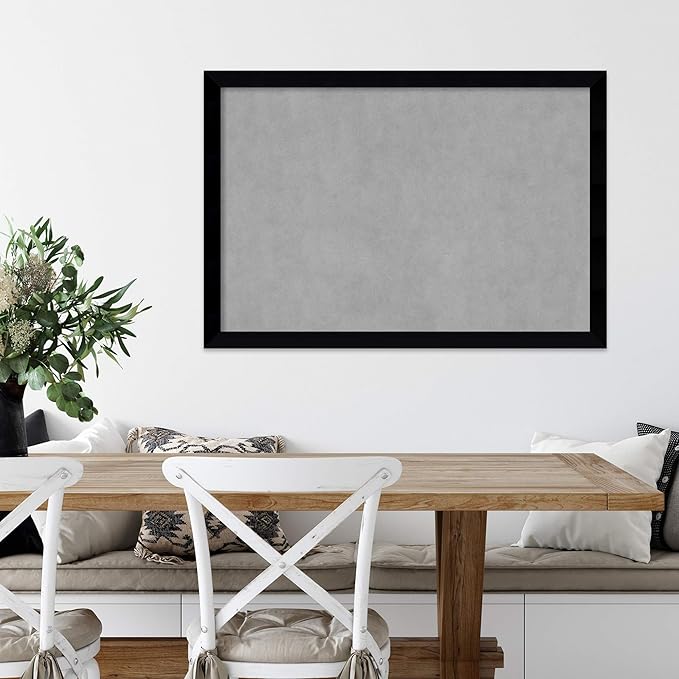 Amanti Art Black Framed Magnetic Board 27x39 Large Vision Board - Image 5