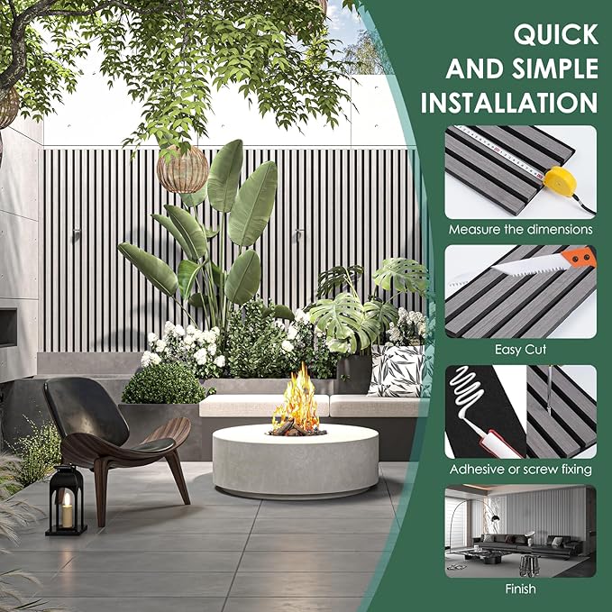 VallisCo 4-Piece Wood Slat Acoustic Panels - Image 6
