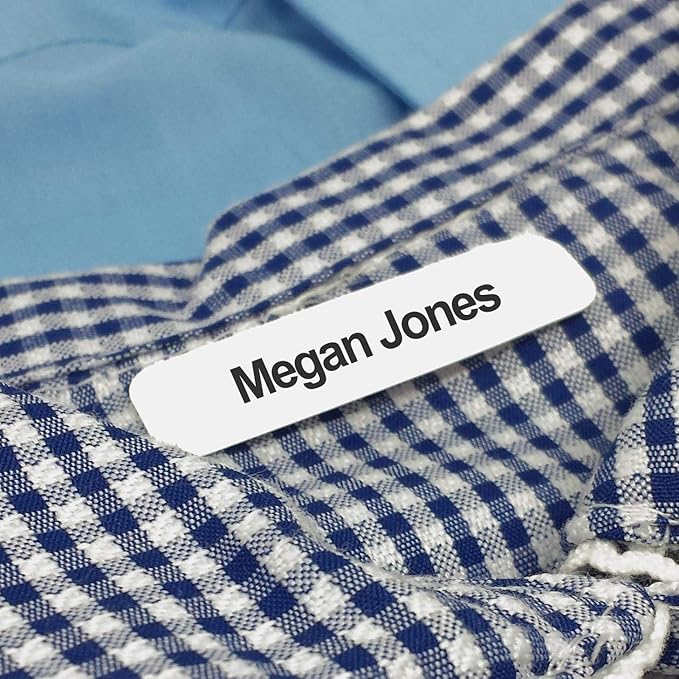 100 Printed Iron-on Name Labels / Tags by LabelWeavers
