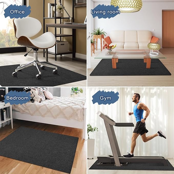 Placoot Office Chair Mat for Hardwood Floor, Under Desk Mat, Large Anti-Slip - Image 7