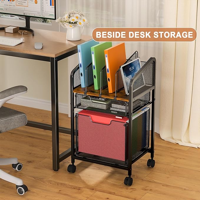 Tiaoheka Rolling File Cabinet - Image 6