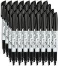 Buecs Black Dry Erase Markers, Chisel tip, Dry-Erase Boards, School Office by Buecs