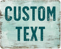 Custom Sign, Custom Street Sign, 11 Font Colors, 13 Font Styles, 4 Hole Options by MySignCenter