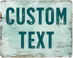 Custom Sign, Custom Street Sign, 11 Font Colors, 13 Font Styles, 4 Hole Options by MySignCenter