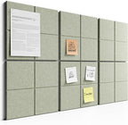 Bumusty Large Cork Board Alternative-36 x24 Felt Bulletin Board Tiles, by Bumusty