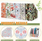 PerKoop 12 Pcs Magazine File Holder Foldable Decorative Cardboard File Folders - Image 3