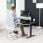 VIVO 26 inch Desk Converter, K Series, Height Adjustable Sit to Stand Riser - Image 8