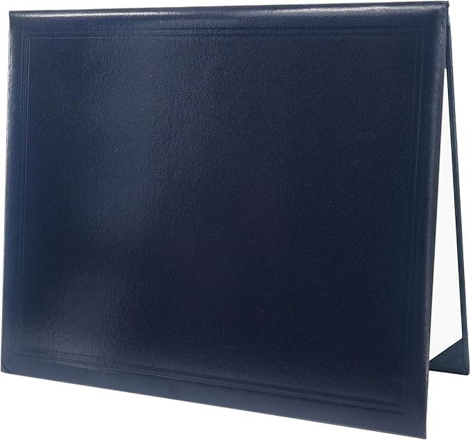 GraduationMall 11"x14" Smooth Padded Diploma Cover Certificate Holder Navy by GraduationMall%C2%AE