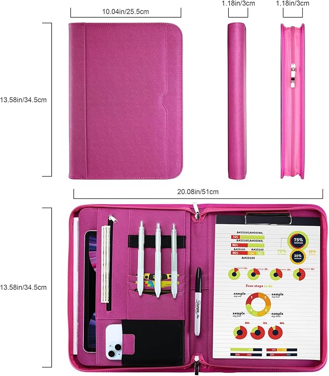 ProCase Portfolio Business Padfolio Folder - Image 7