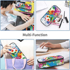 Colorful Soccer Pencil Case Big Capacity Storage Pencil Pouch Stationery Bags - Image 8