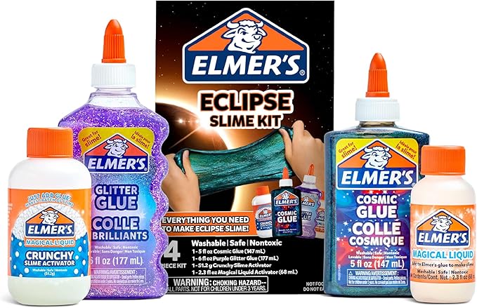 Elmer’s Eclipse Slime Kit, Slime Supplies Includes Cosmic Glue, Original and by Elmers