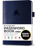 Clever Fox Password Book with alphabetical tabs. Internet Address Organizer by CleverFox