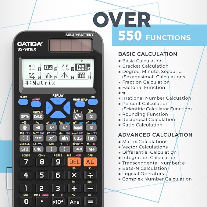 CATIGA SS-991EX Scientific Calculator - Image 2