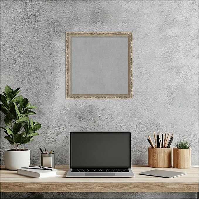 Amanti Art Silver Framed Magnetic Board 14x14 X-Small Vision Board - Image 5