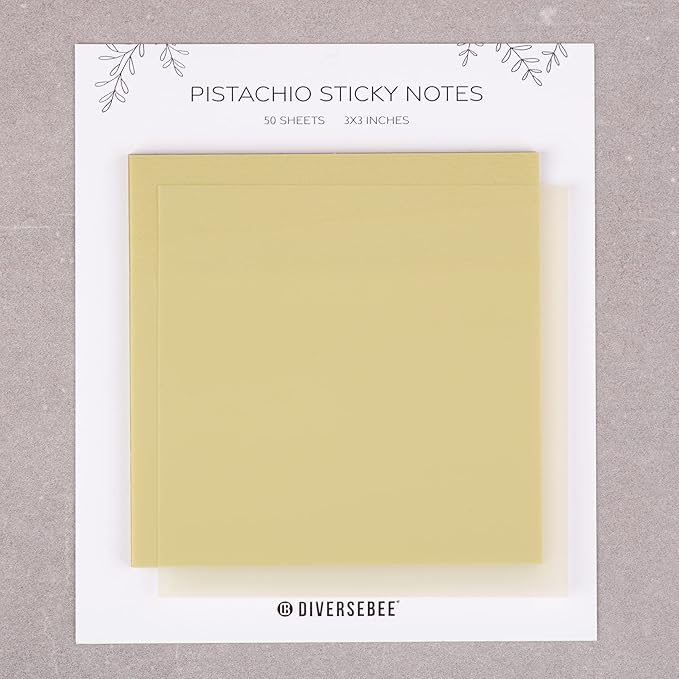 DiverseBee 50 Sheets Pastel Transparent Sticky Notes, 3x3” Clear Sticky Tabs - Image 8