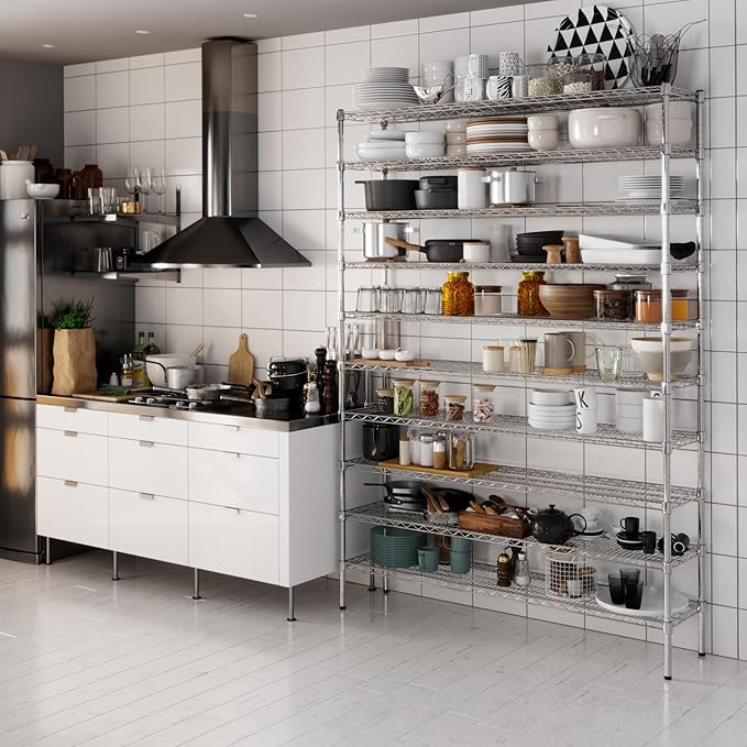 Regal Altair 14" Deep x 60" Wide x 86" Height Wire Shelving Kit | 10-Tier | NSF - Image 6