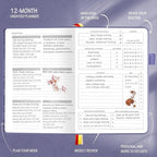 Undated Luxurious Weekly & Monthly Planner to Increase Productivity Hit Your - Image 4