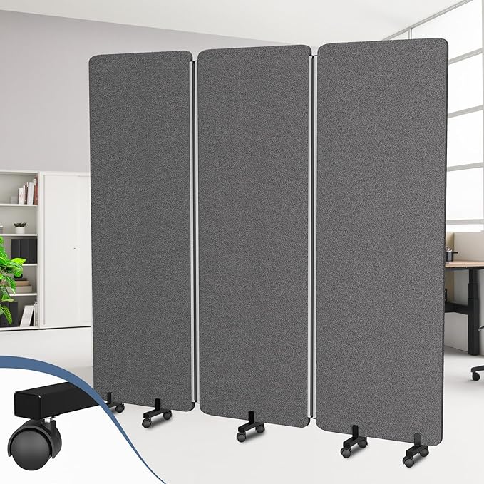Acoustic Room Divider Privacy Panel by HOMSCREENER