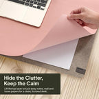 Nordik Felt and Leather Desk Mat - Image 2