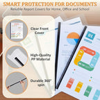 5 Pack Report Covers with Sliding Bar - Image 8