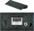 Node Leather Calfskin Leather Desk Pad – Executive Office Desk Mat by NodeLeather