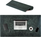 Node Leather Calfskin Leather Desk Pad – Executive Office Desk Mat by NodeLeather