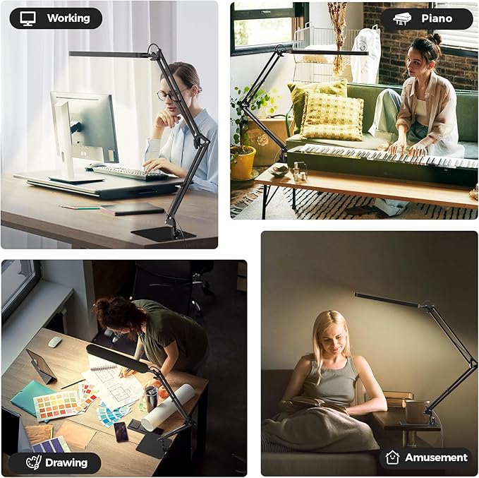SKYLEO LED Desk Lamp with Slim Base - Image 6