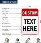 Custom Sign, Custom Sign for Business, Indoor/Outdoor use. 12x18 Inches - Image 6