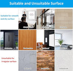 AFMAT Whiteboard Sticker, 17.3" x 36" Dry Erase Wallpaper, Peel and Stick White - Image 7