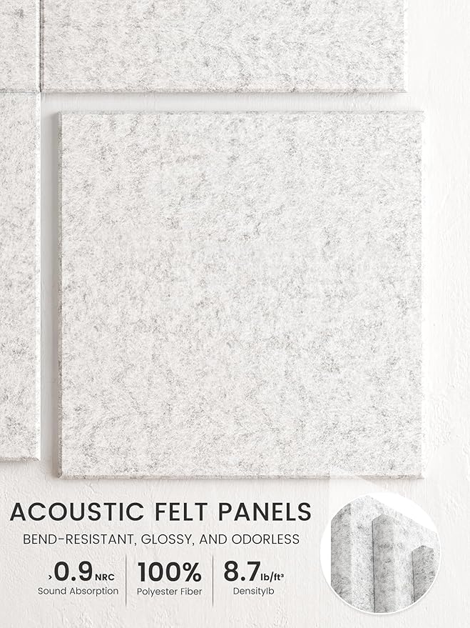 Bumusty Large Felt Bulletin Board 48" x 36" Cork Board Alternative - Image 3