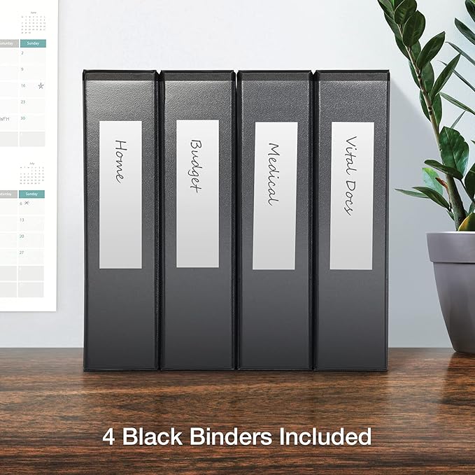Oxford 3 Ring Binders, Binders for School and Office, 2 Inch ONE-Touch Easy - Image 5