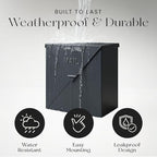 NACH Mailboxes for Outside Wall Mount, Waterproof Mailboxes for Outside - Image 4