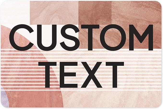 Custom Sign, Custom Street Sign, 11 Font Colors, 13 Font Styles, 4 Hole Options by MySignCenter