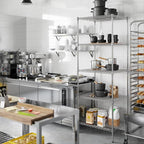 Regal Altair 24" Deep x 30" Wide x 86" Height Wire Shelving Kit | 5-Tier | NSF - Image 7