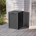 Yardgrace 55 Gallon Outdoor Storage Box, Waterproof Resin Deck Box - Image 2