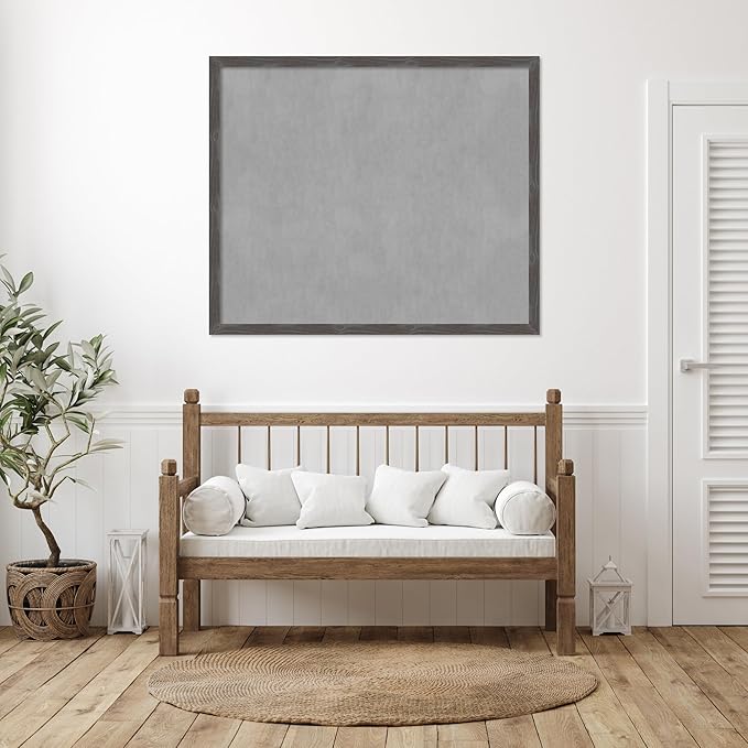 Amanti Art Grey Framed Magnetic Board 43x51 Oversize Vision Board - Image 6