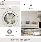 GENIMO Washable Area Rugs for Living Room, 8x10 Modern Non Slip Rugs, Low Pile - Image 5