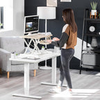 VIVO 28 inch Desk Converter, K Series, Height Adjustable Sit to Stand Riser - Image 9