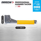 Arrow HT50 Heavy Duty Hammer Tacker + Arrow T50 Heavy Duty Staple Gun