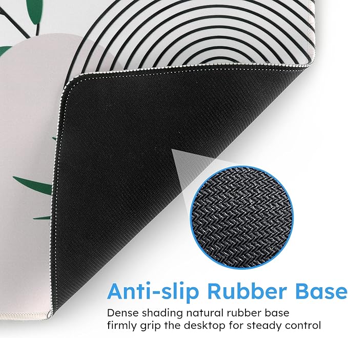 iCasso Extended Gaming Mouse Pad, Large 3mm Non-Slip Rubber Base Mousepad - Image 3