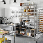 Regal Altair 14" Deep x 54" Wide x 96" Height Wire Shelving Kit | 10-Tier | NSF - Image 7