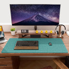 Auhoahsil Felt Desk Mat, Minimalist Large Mouse Pad XXL 35.5 x 15.7 in - Image 7