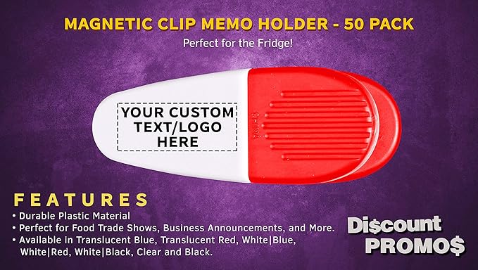 50 Magnetic Memo Holders Set - Image 2