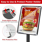 VAIIGO 3 Pack Heavy Duty Sign Holder Stand 11x17 Inch - Image 4