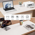 Aothia Leather Desk Pad Protector, Mouse Pad, Office Desk Mat, Non-Slip PU - Image 5