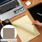 Resurhang 6 Pcs Legal Pad Top Spiral Bound Notebook 70 Sheets Double Sided - Image 2