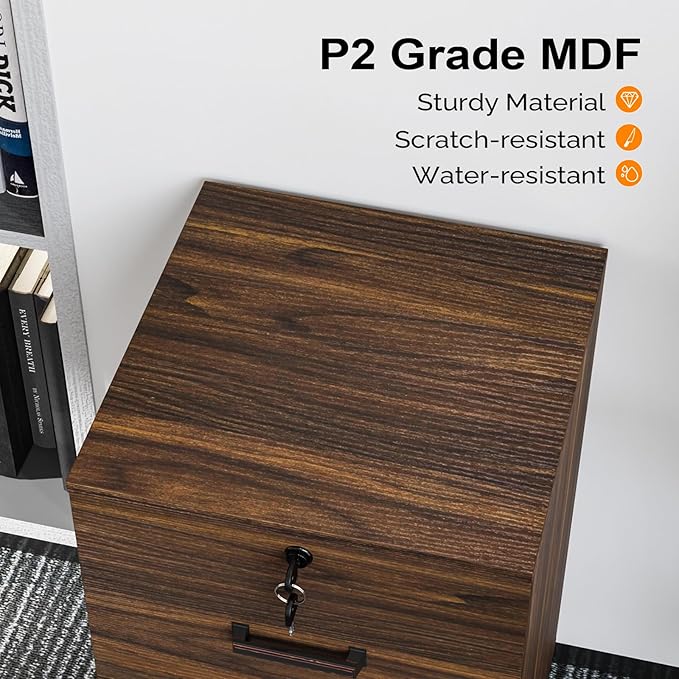 VINGLI 2 Drawer File Cabinet - Image 7